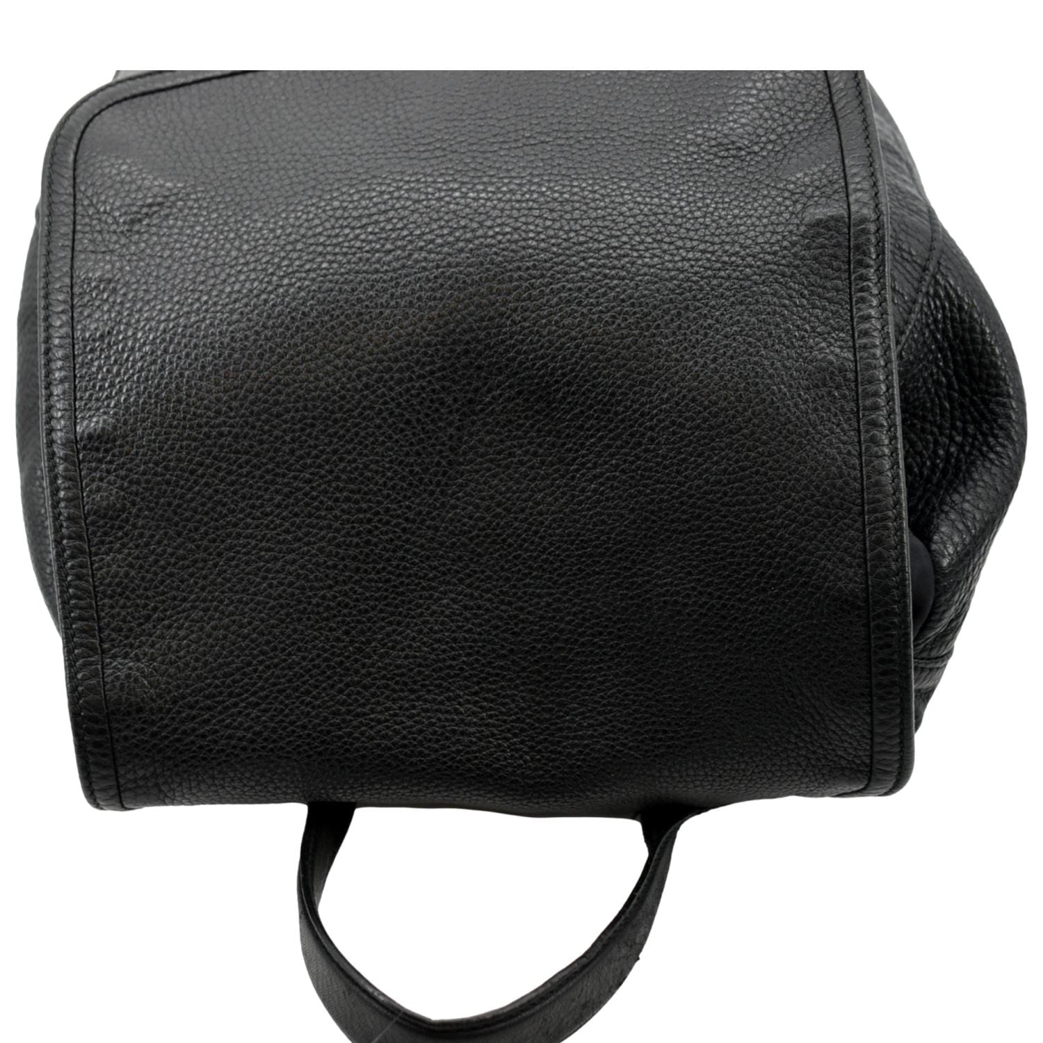 GUCCI GG Pebbled Leather Backpack Grey 322061