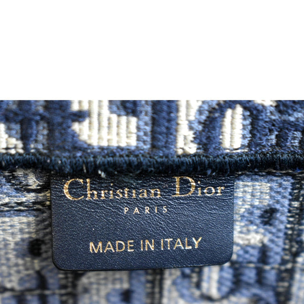 CHRISTIAN DIOR Large Book Oblique Embroidered Canvas Tote Bag Multicolor  - Hot Deals