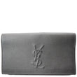 YVES SAINT LAURENT Belle de Jour Leather Clutch Bag Black