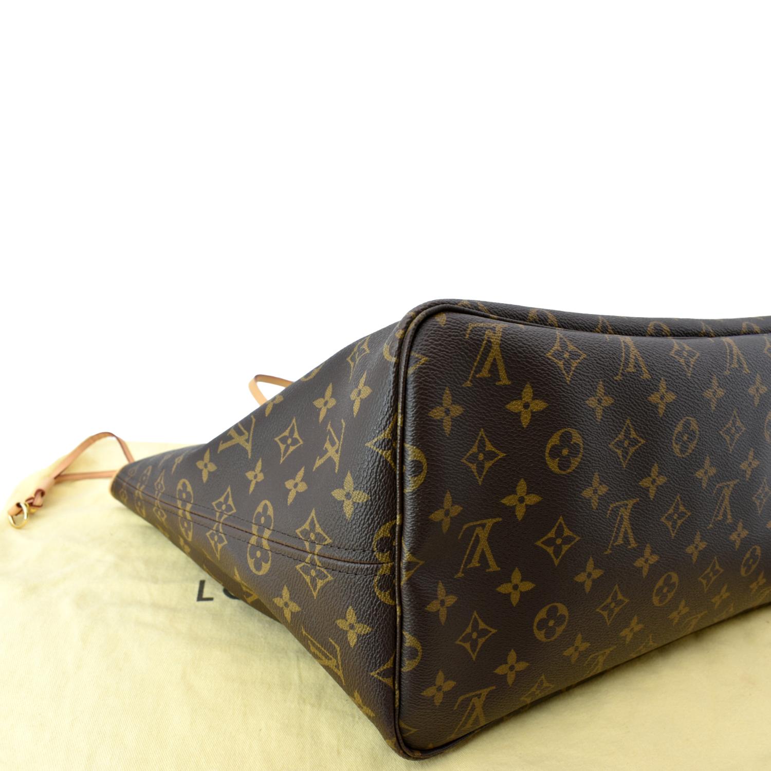 Louis Vuitton Sac Noe GM Grande Canvas Monogram Brown Golden Leather Cloth  ref.42257 - Joli Closet