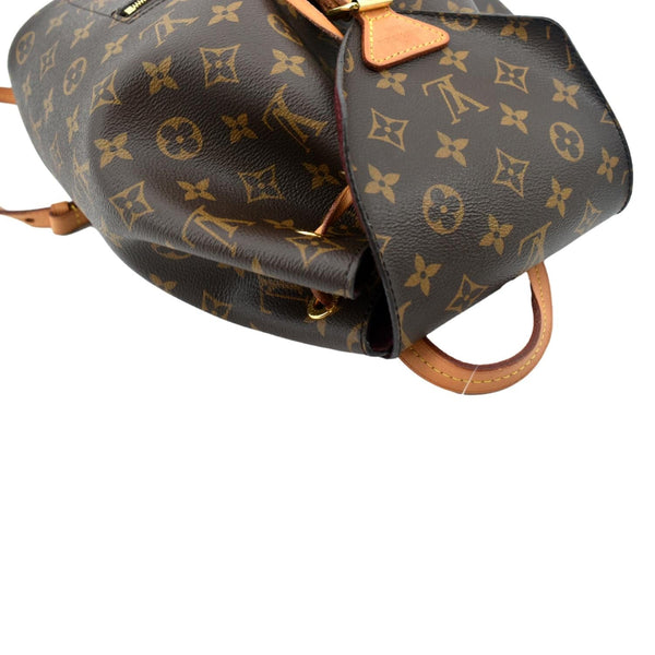 Louis Vuitton Montsouris Monogram Canvas Backpack Bag Brown-Right Side