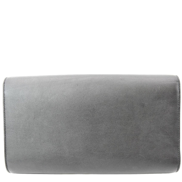 YVES SAINT LAURENT Belle de Jour Leather Clutch Bag Black