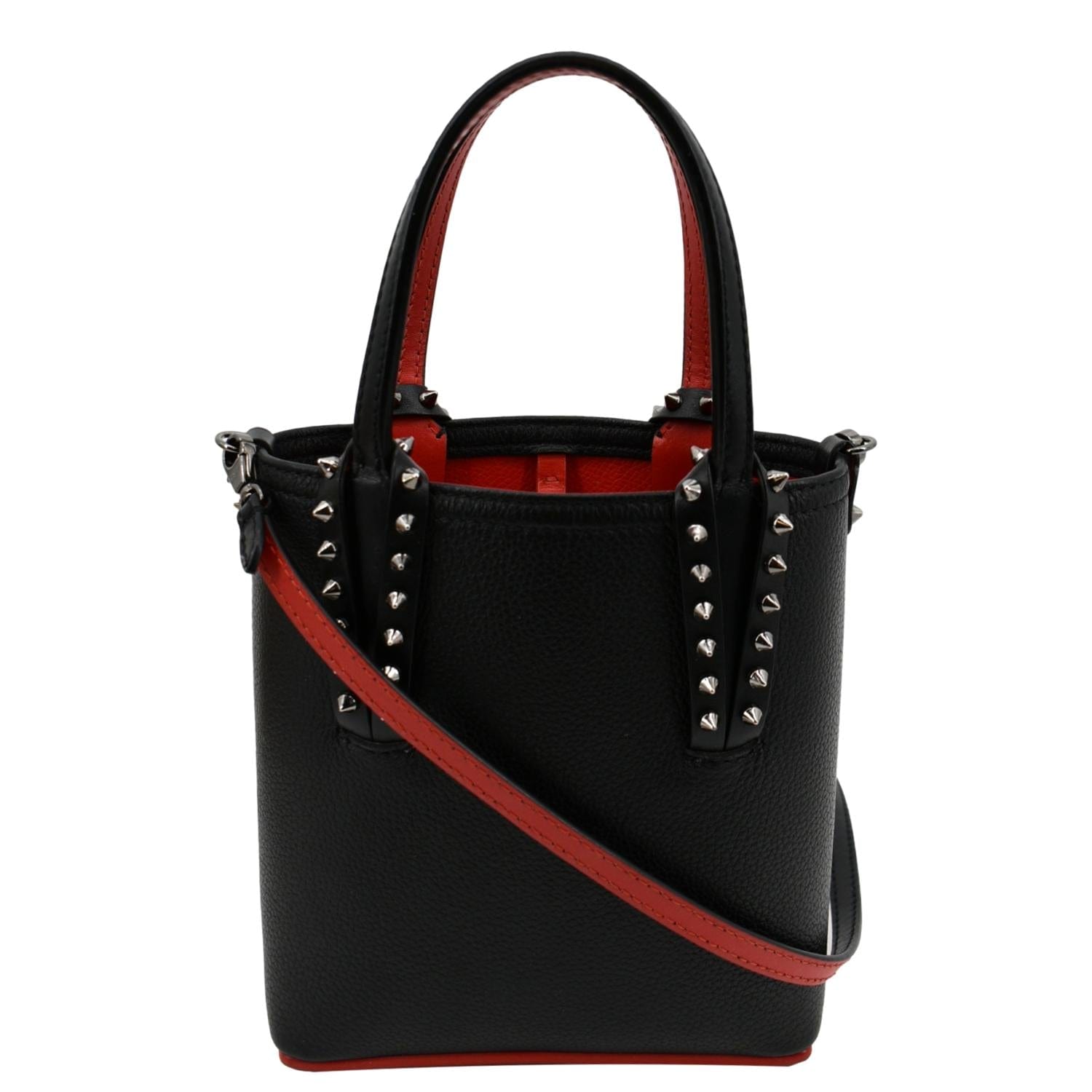 Christian Louboutin Cabata Mini Leather Tote Bag - Front