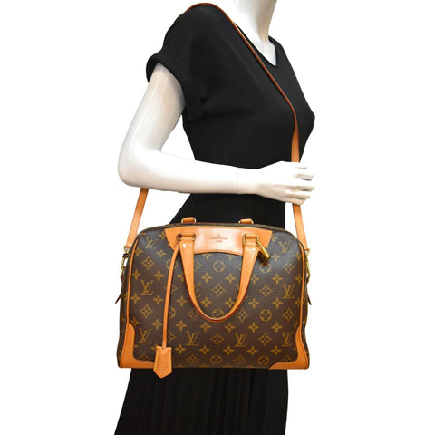 LOUIS VUITTON Retiro NM Monogram Canvas 2Way Shoulder Bag Brown