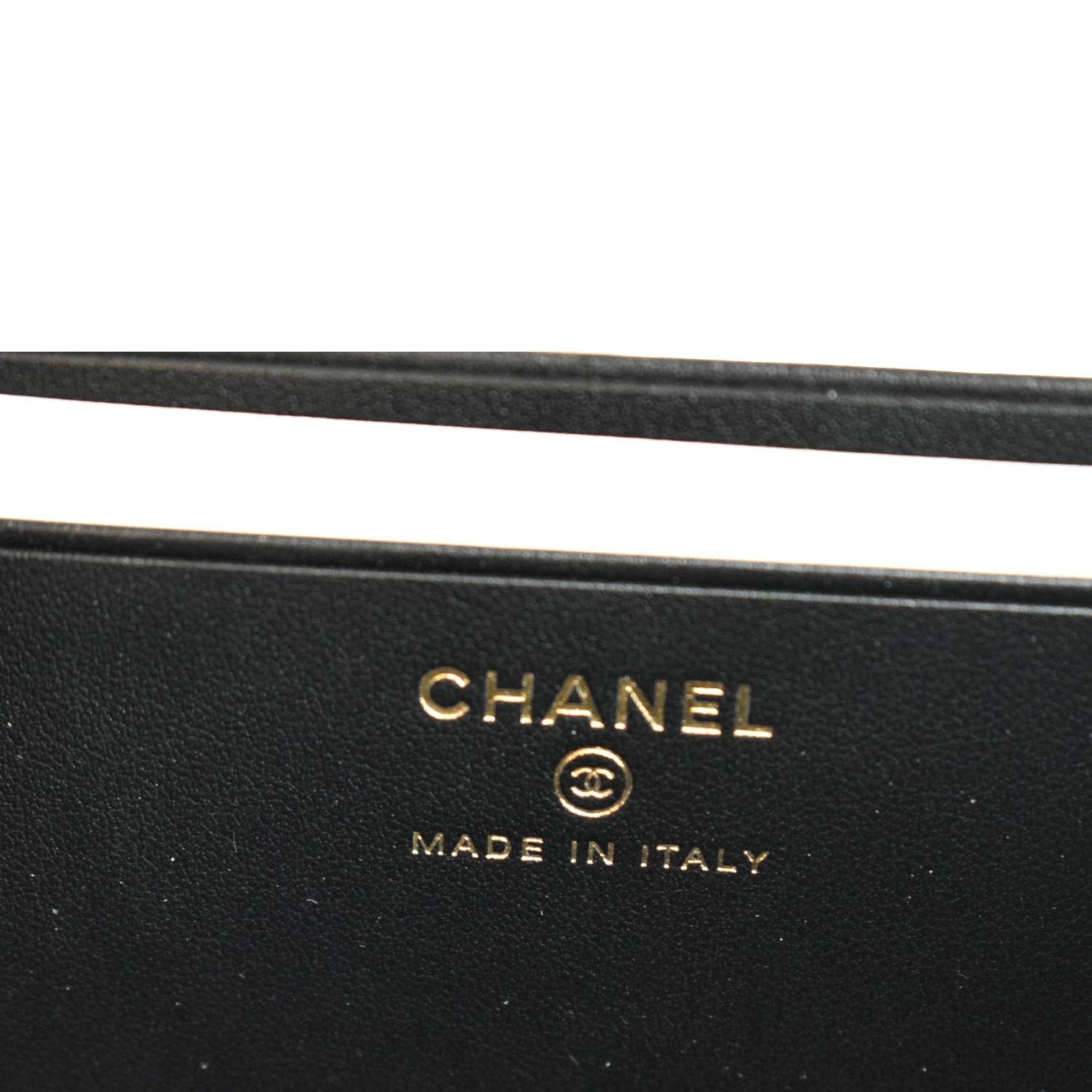 Chanel CC Filigree Vanity Quilted Caviar Shoulder Bag