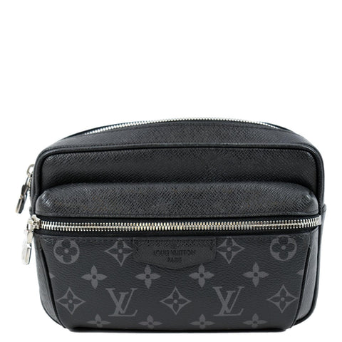 LOUIS VUITTON Outdoor Messenger Monogram Eclipse Belt Bag Black