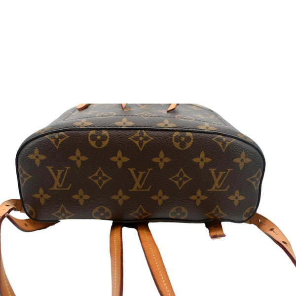 Louis Vuitton Montsouris Monogram Canvas Backpack Bag Brown-Bottom