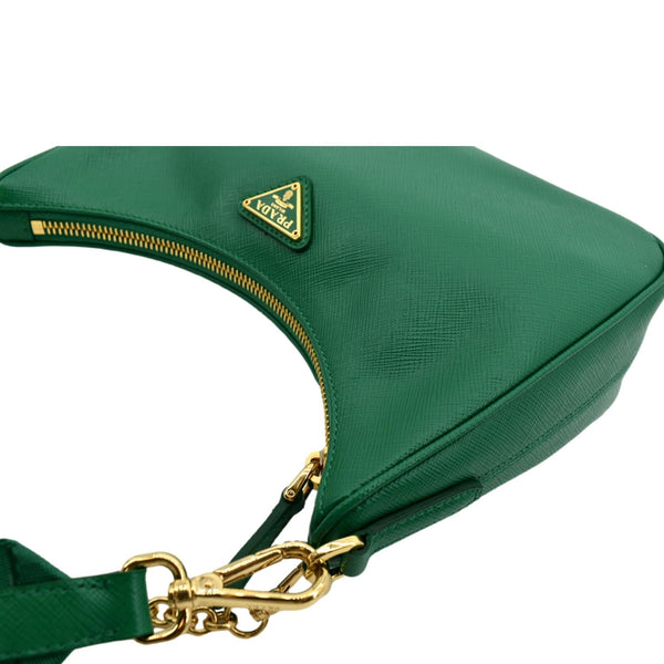 PRADA Re-Edition 2005 Saffiano Leather Shoulder Bag Green