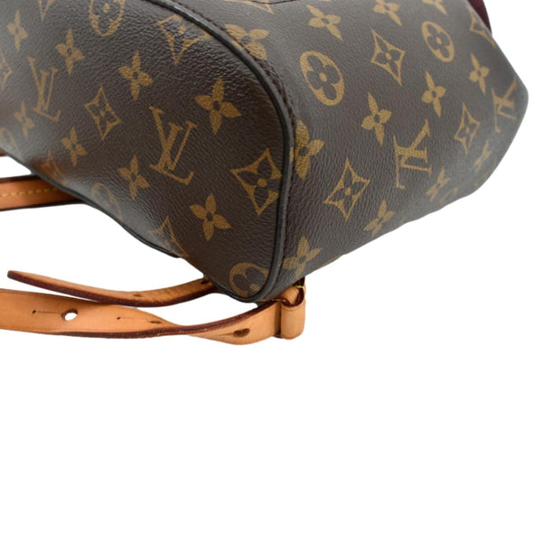 Louis Vuitton Montsouris Monogram Canvas Backpack Bag Brown - Right Top