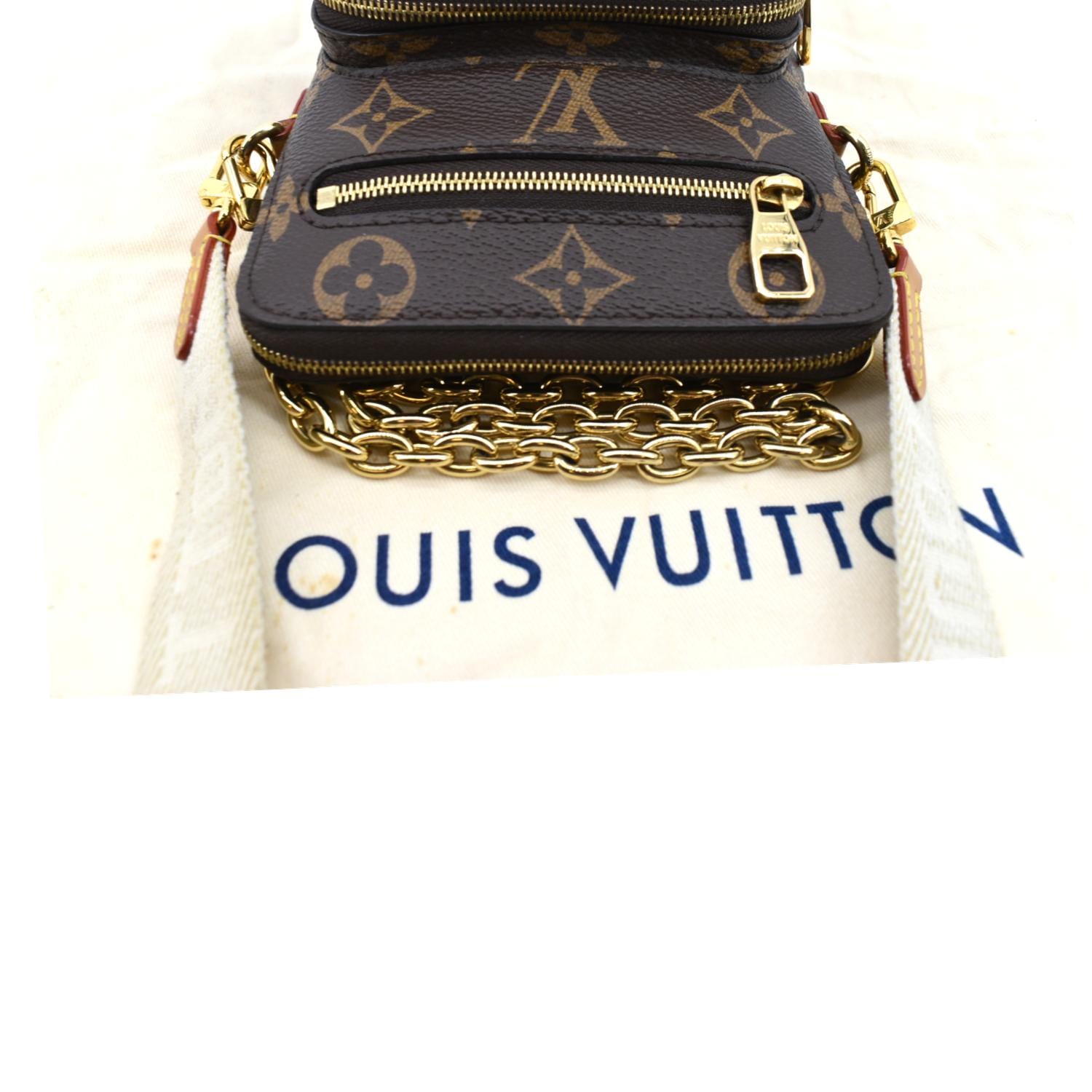 Louis Vuitton Brown Monogram Utility Phone Sleeve Gold Hardware, 2021  Available For Immediate Sale At Sotheby's