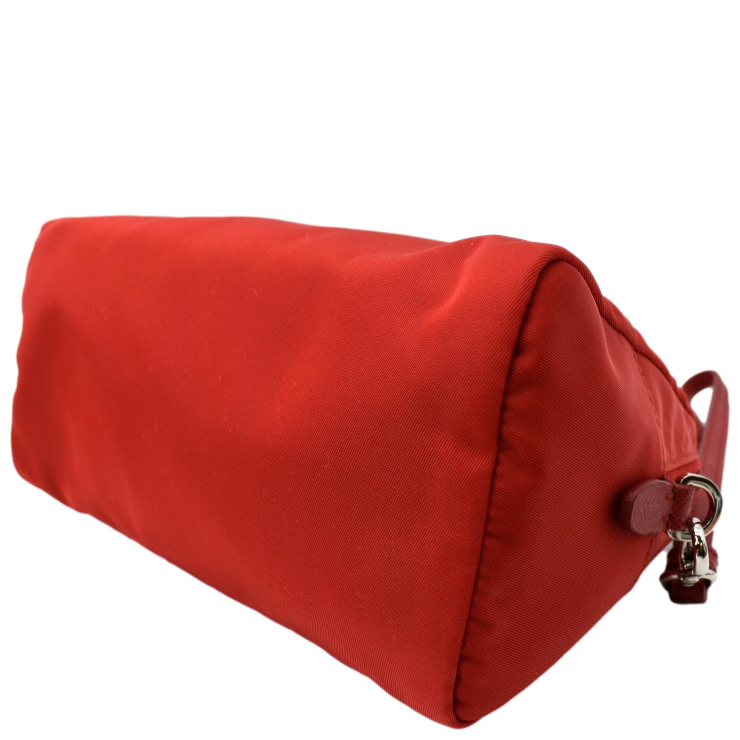 【限定セール】PRADAティッシュケースミニポーチナイロンレッド新品 未使用 PRADA Nylon Cosmetic Case Red