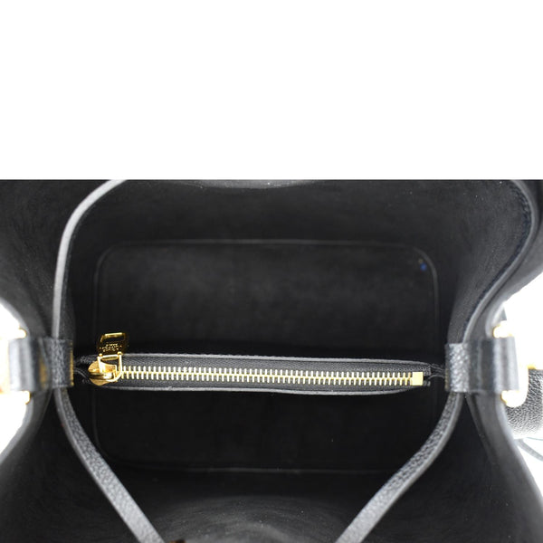 LOUIS VUITTON NeoNoe MM Monogram Empreinte Leather Shoulder Bag Black
