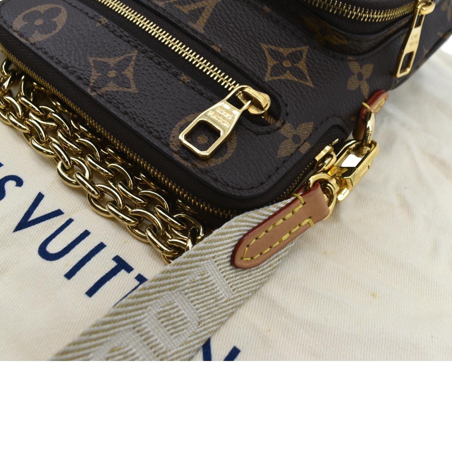 Louis Vuitton Utility Phone Sleeve Bag Monogram Canvas Brown 1866909