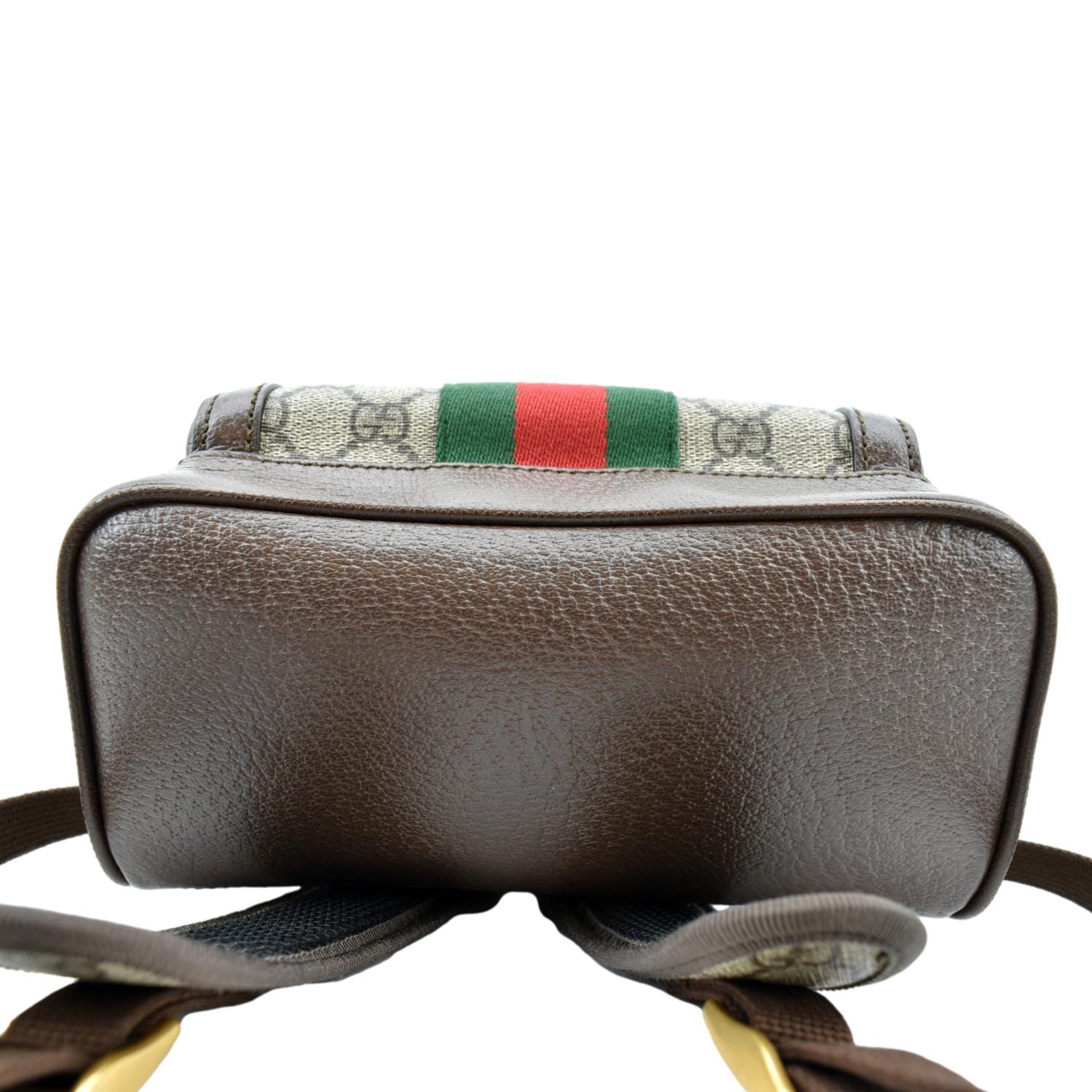 GUCCI Ophidia Small GG Supreme Canvas Backpack Beige 547965