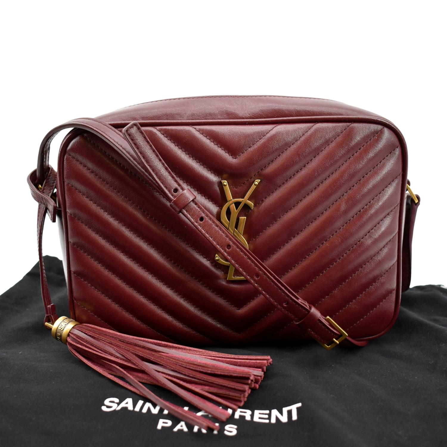 Yves Saint Laurent Leather Crossbody Camera Bag