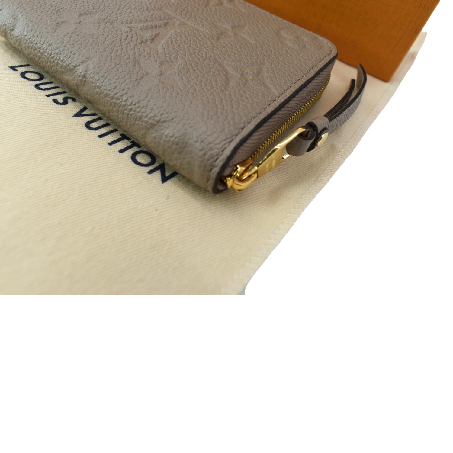 Louis Vuitton Zippy Wallet Turtledove Monogram Empreinte
