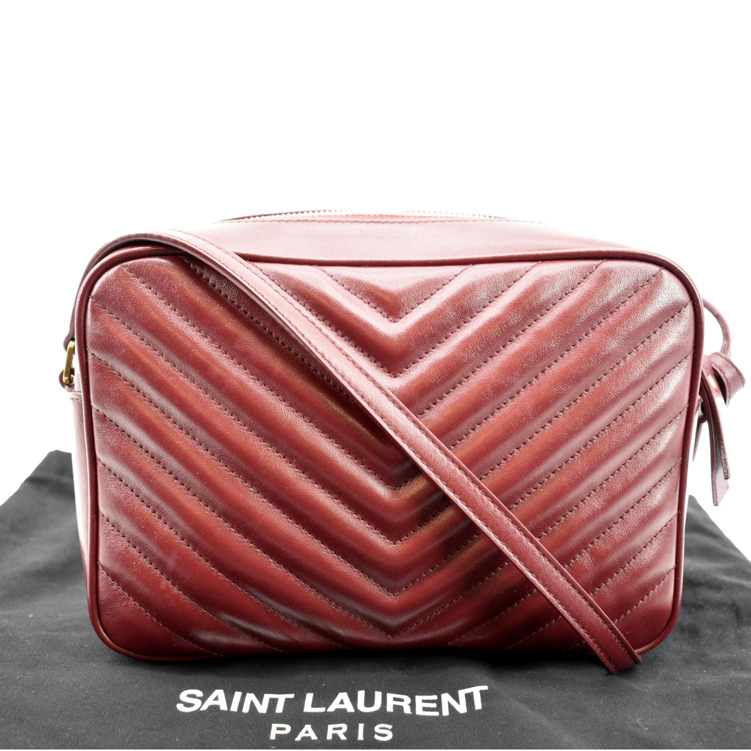 Saint Laurent YSL mini camera bag Burgundy almost new