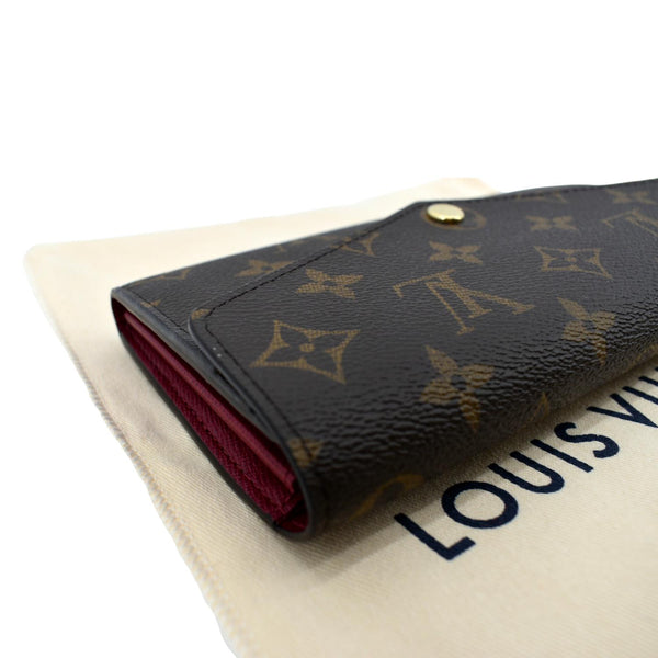 Louis Vuitton Sarah Monogram Canvas Wallet in Brown - Top Right