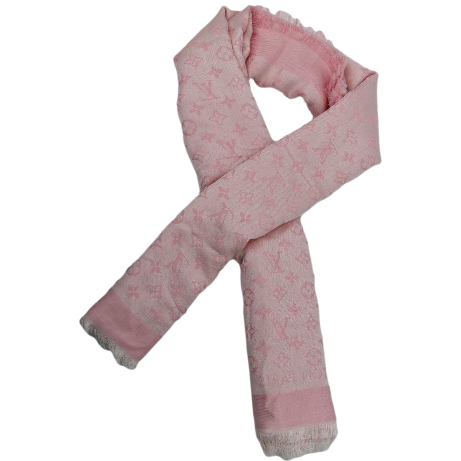 dusty pink LV silk scarf  Louis vuitton scarf, Louis vuitton pink, Louis  vuitton monogram shawl