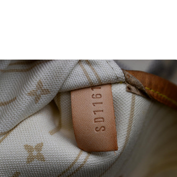Louis Vuitton Neverfull MM Damier Azur Shoulder Bag - Serial Number