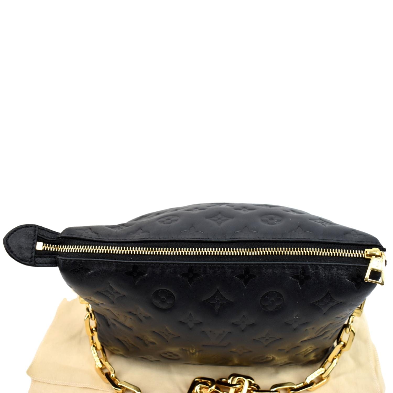 Louis Vuitton Coussin PM M57790 2WAY Shoulder Bag Monogram Noir Chain 927906