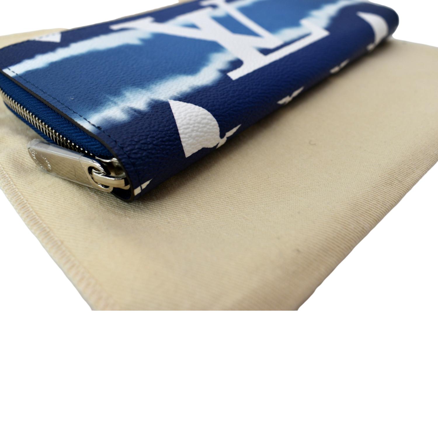white and blue louis vuittons wallet
