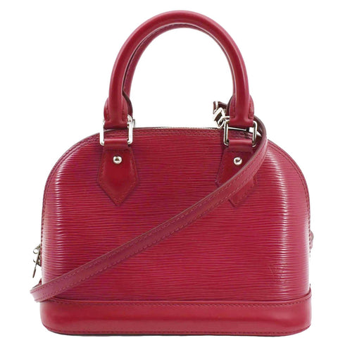 Louis Vuitton Alma Nano Noir Epi Leather Bag, Luxury, Bags
