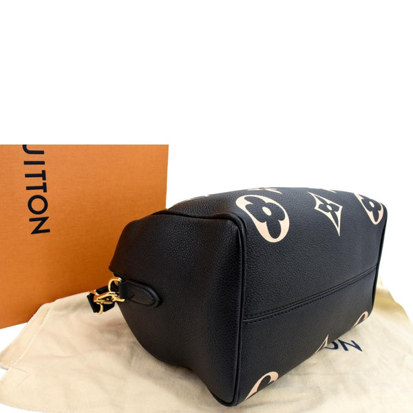 Louis Vuitton Speedy 25 Bandouliere Monogram Crossbody Bag - Bottom Left