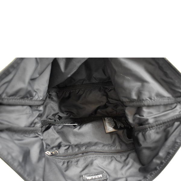 BALENCIAGA Wheel Nylon Shoulder Bag Black