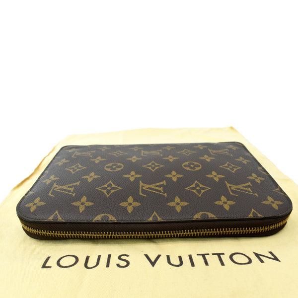LOUIS VUITTON Zippy Agenda Monogram Canvas Planner Cover Brown