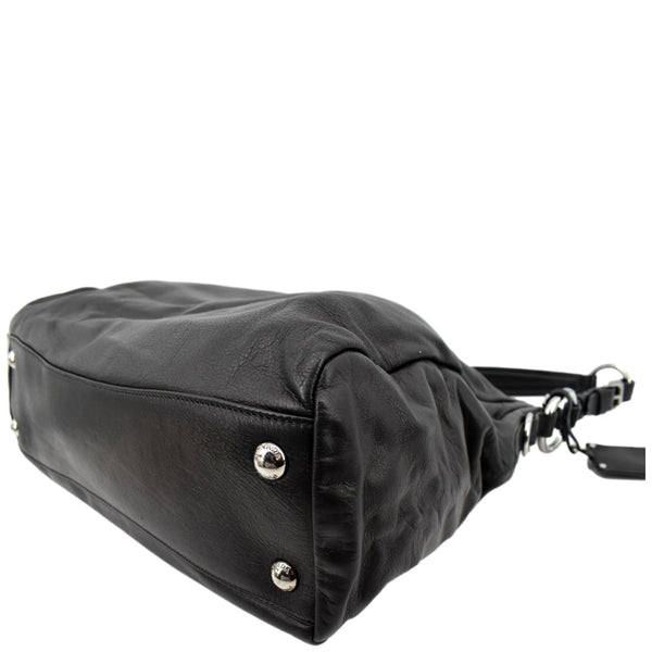 Prada Leather Shoulder Bag in Black Color - Bottom Right
