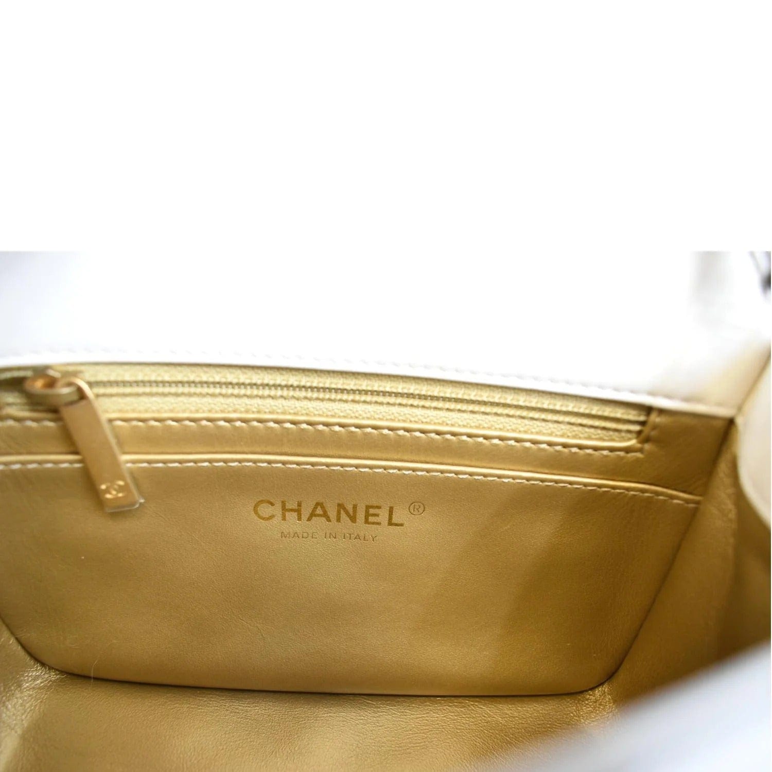 Chanel Grey Quilted Lambskin Leather Pearl Crush Rectangular Mini Flap Bag  - Yoogi's Closet