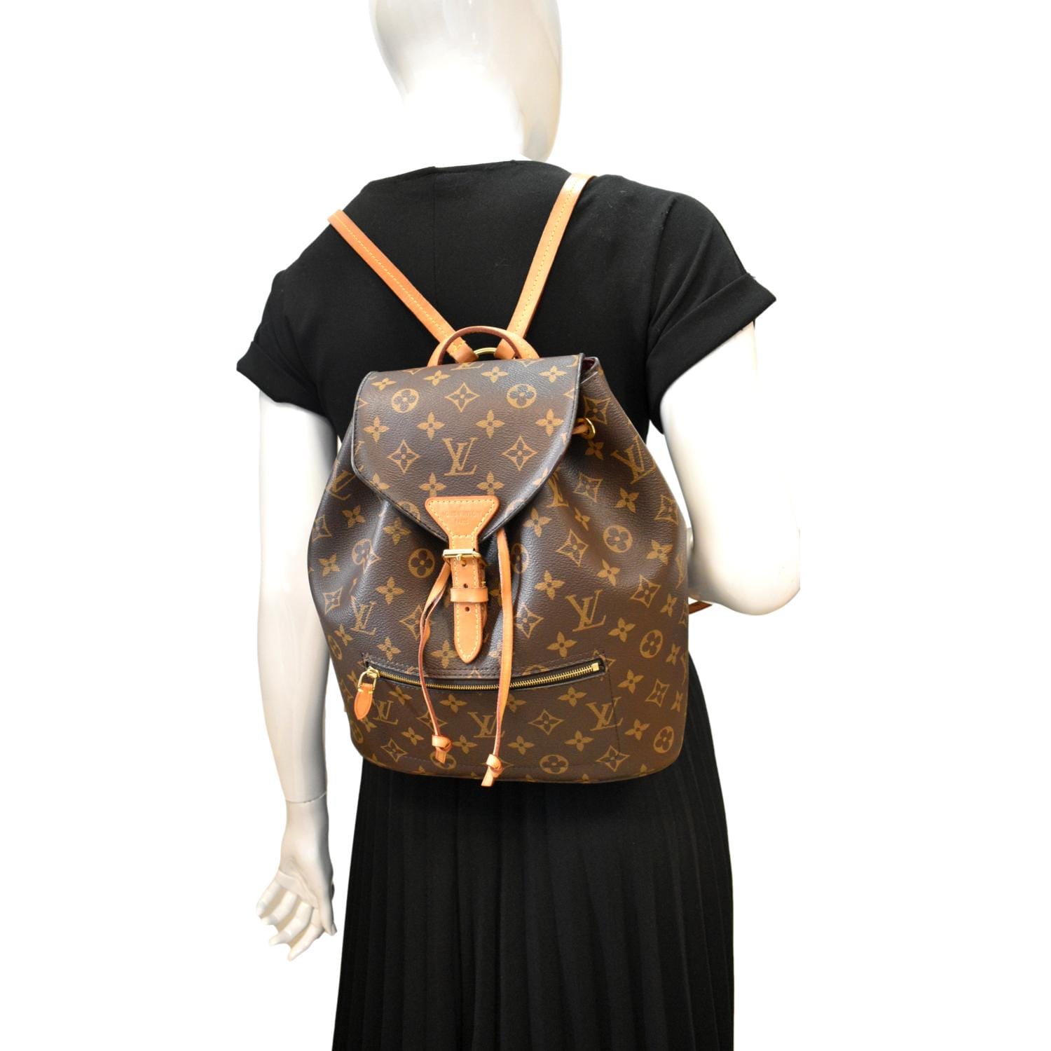 Louis Vuitton Montsouris Monogram Canvas Backpack Bag Louis Vuitton Montsouris Monogram Canvas Backpack Bag