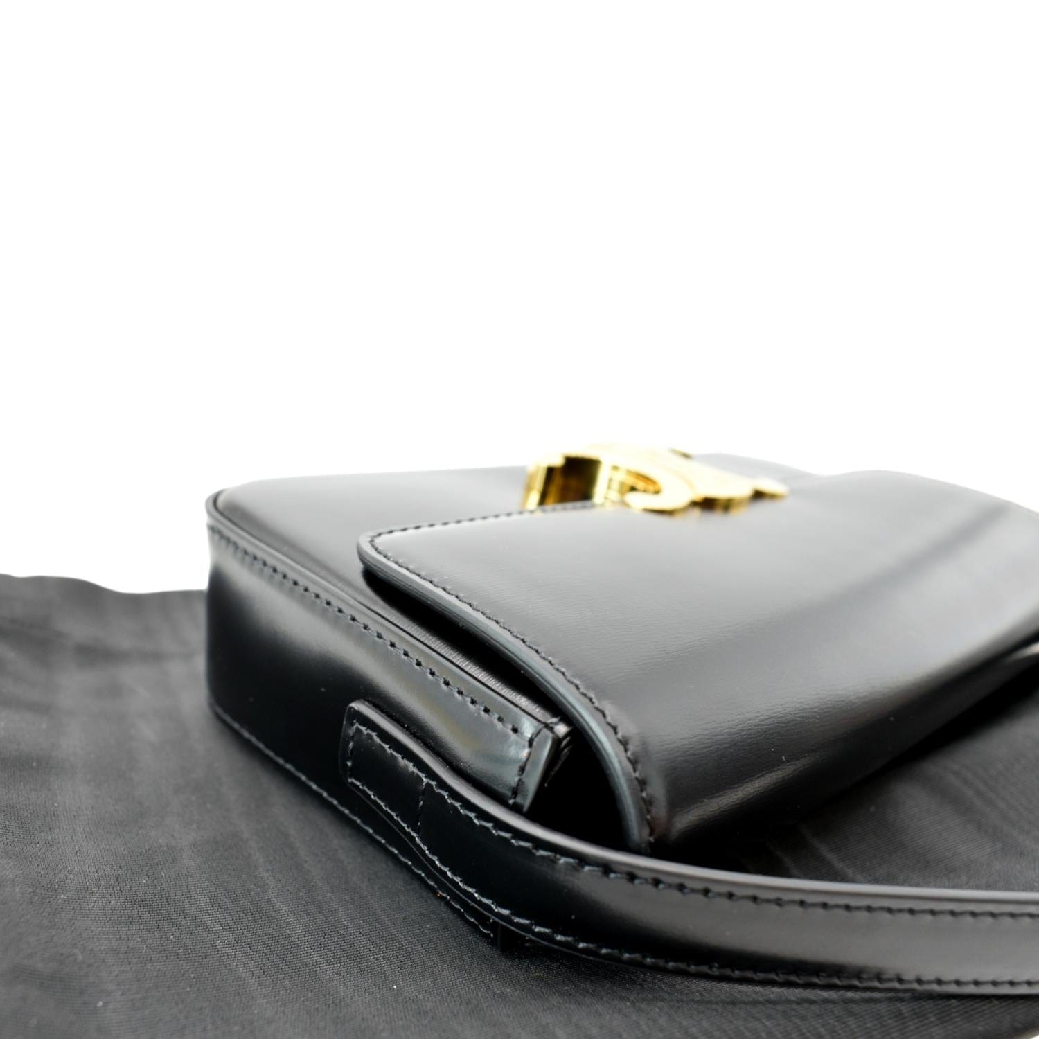 Triomphe leather wallet Celine Black in Leather - 24807533