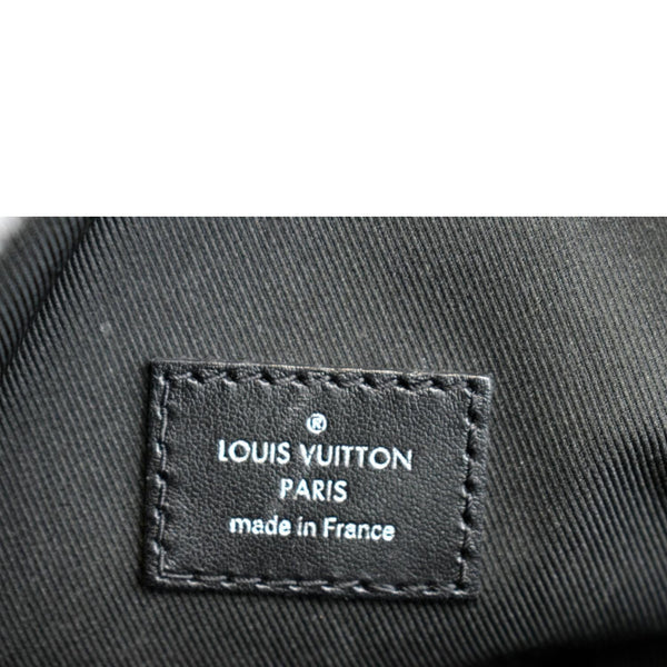 LOUIS VUITTON Soft Trunk Monogram Eclipse Shoulder Bag Black