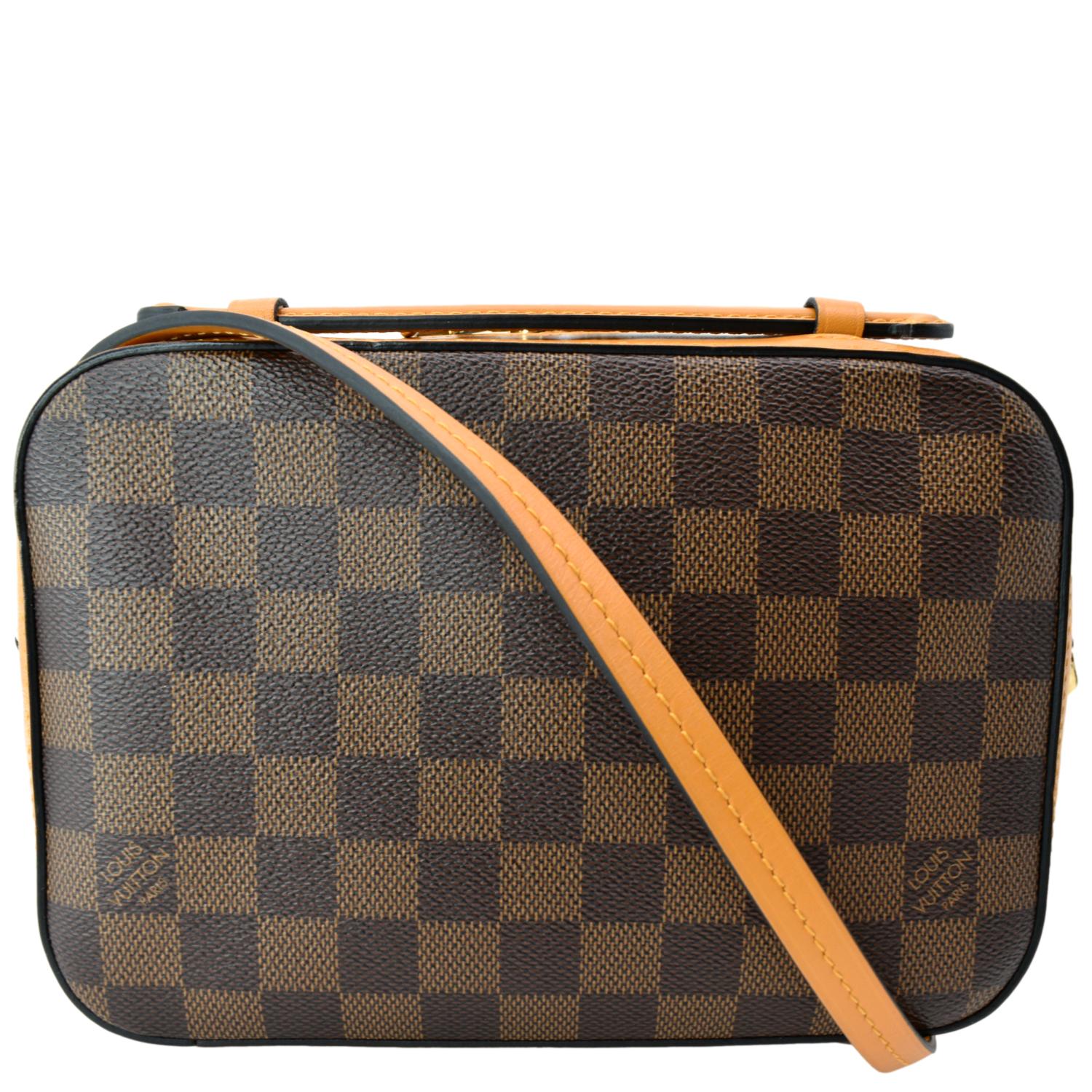 Louis Vuitton Crossbody Santa Monica Damier Ebene Pink Leather Bag N40179  A964 Auction