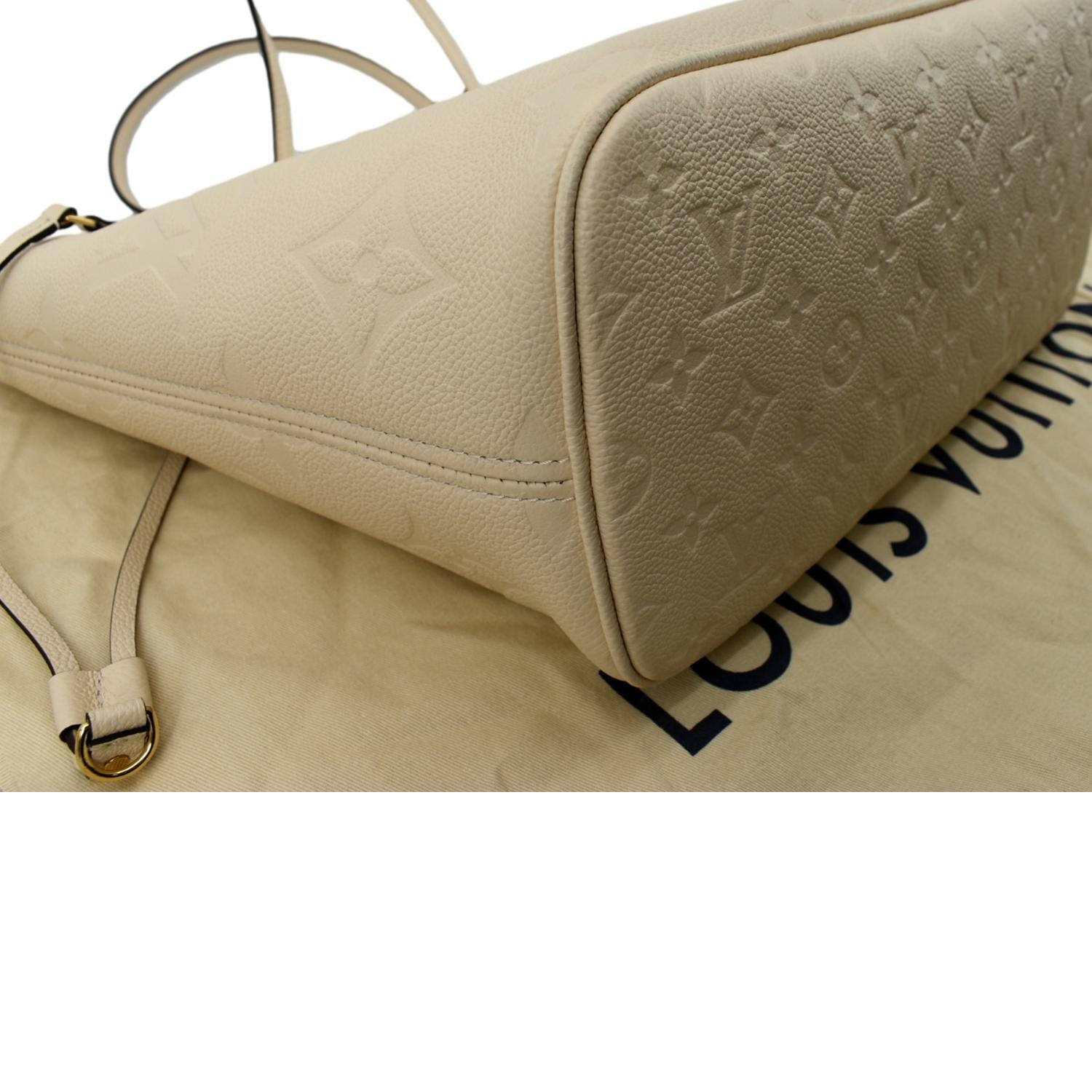 Louis Vuitton Neverfull mm Turtledove Monogram Empreinte
