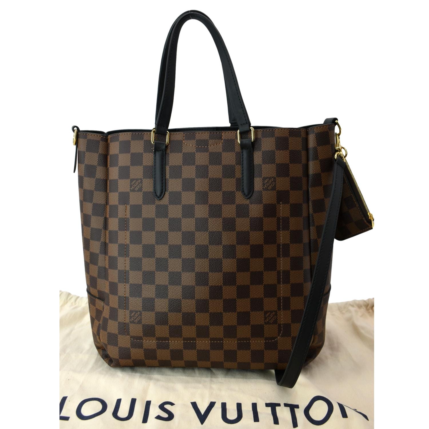 Louis Vuitton, Bags, Louis Vuitton Belmont Womens And Mens Pouch Damier  Ebene Brown