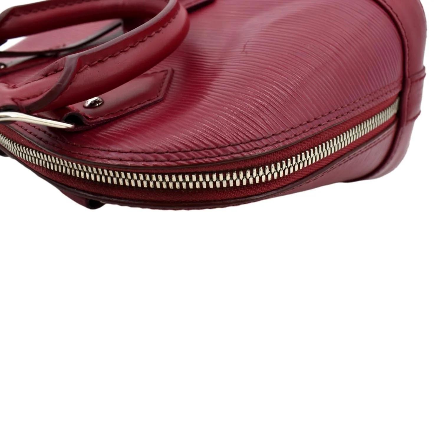 LOUIS VUITTON Alma BB Shoulder Bag Cross Body M41327 Epi Leather Handbag  E
