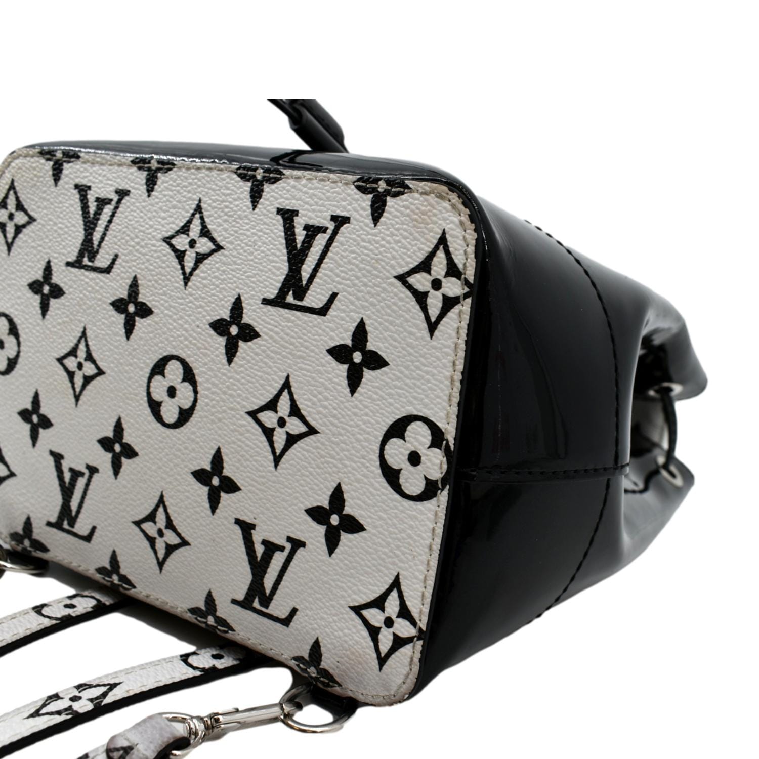 Louis Vuitton Pop Hot Springs Backpack Monogram Black White in Patent  Leather/Coated Canvas with Gold-tone - US