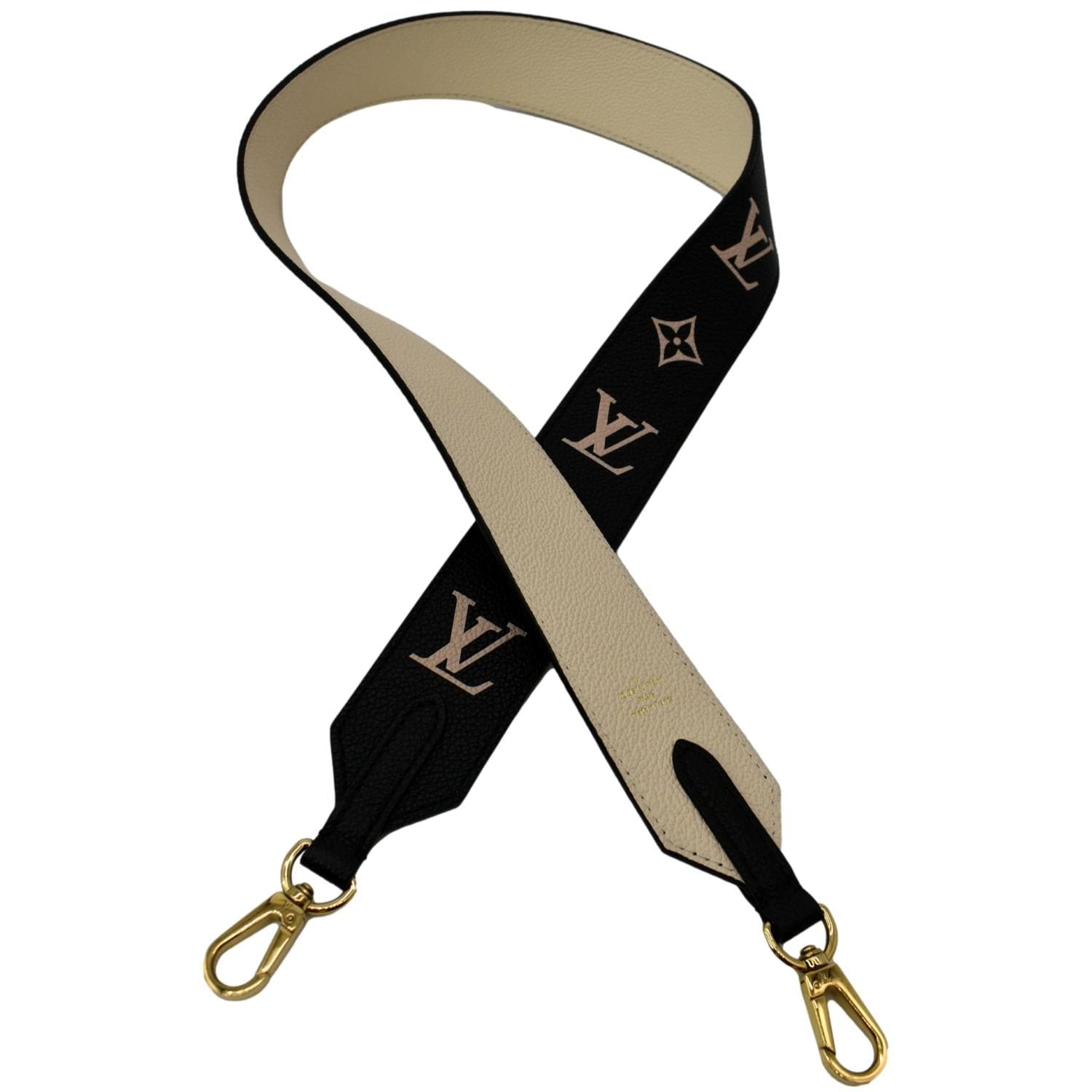 Louis Vuitton ブラック ベルト Lv edge leather belt Louis Vuitton Black size 80 cm in