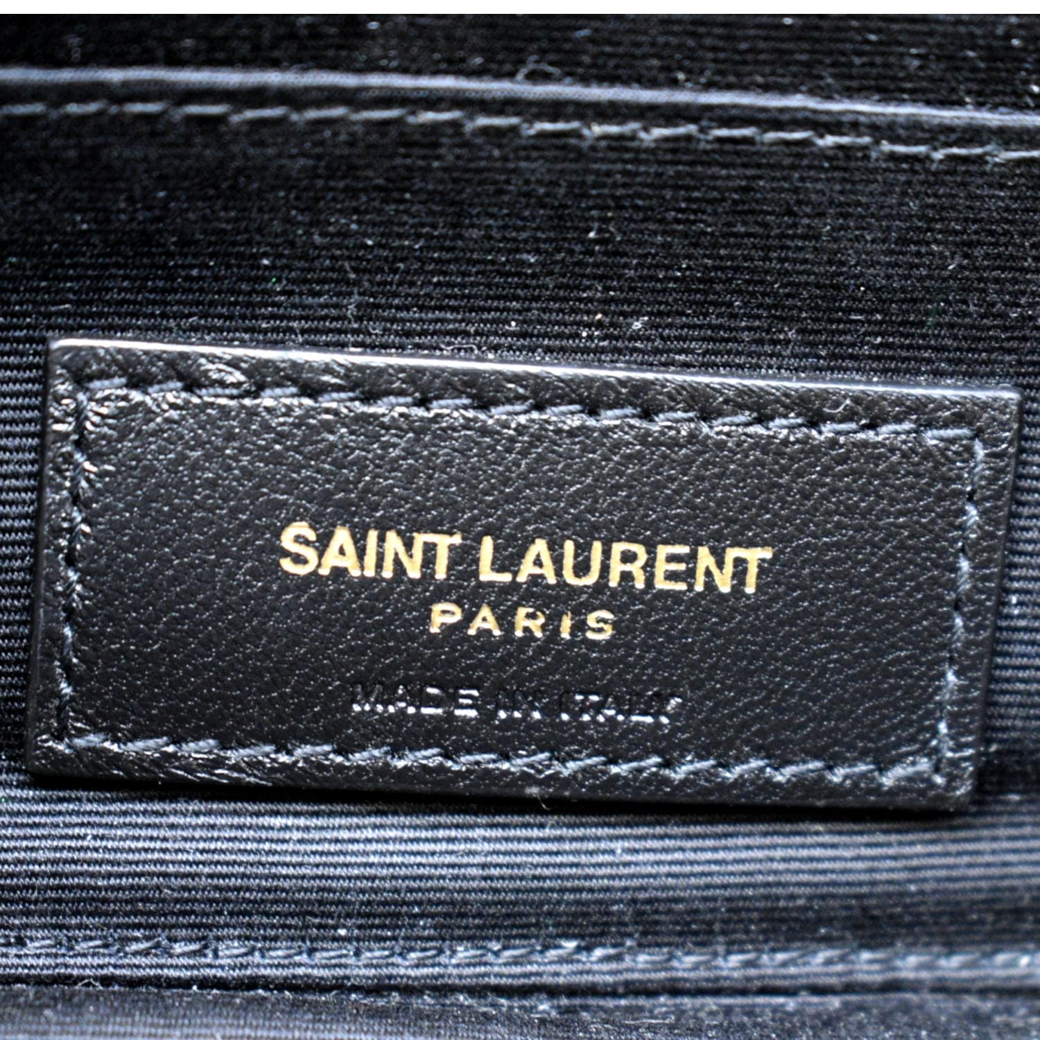 Yves Saint Laurent Becky Double Zip Lambskin Bag