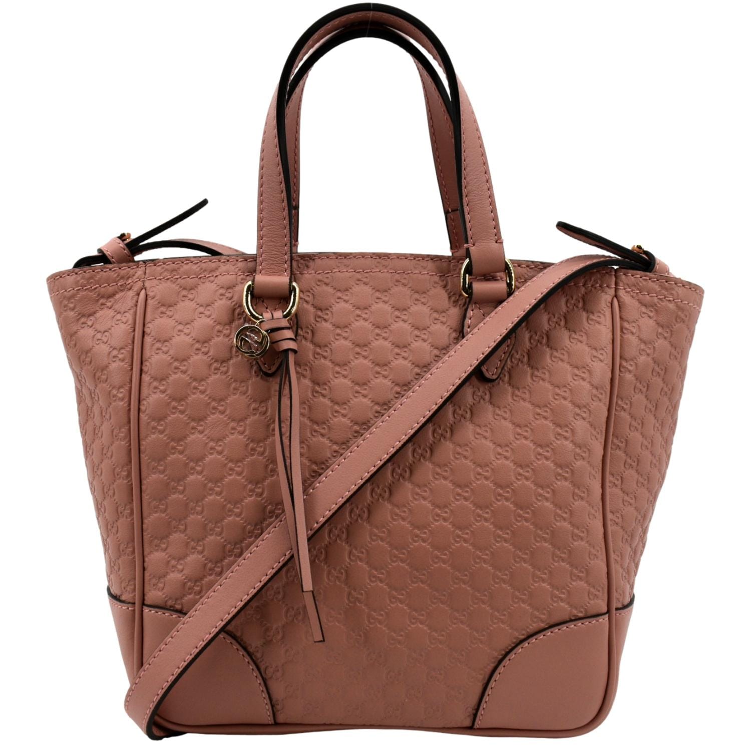 Gucci Small Bree GG Leather Crossbody Bag Light Pink - Front