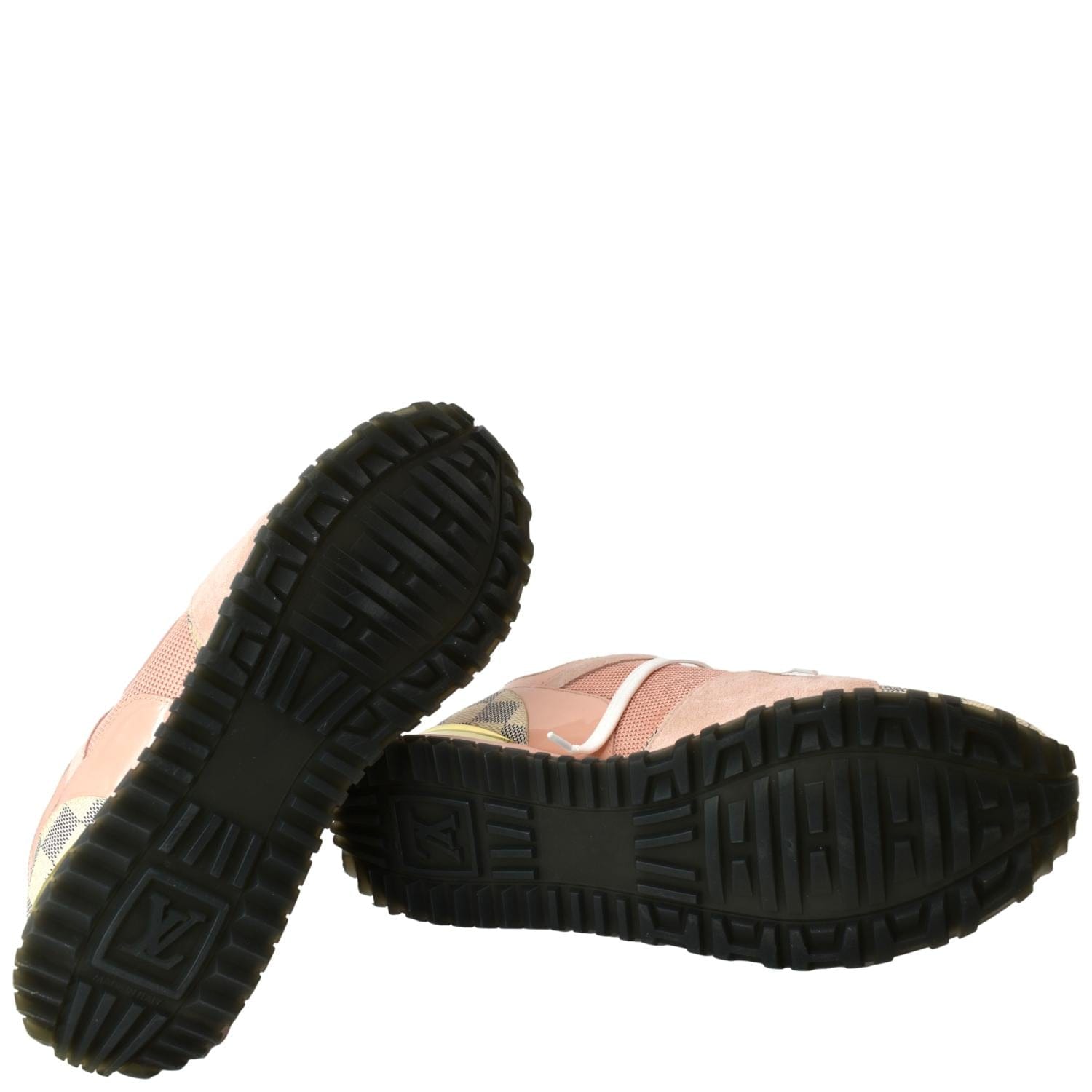 Louis Vuitton Grey/Pink Damier Azur Summer Trunks Sneakers Size