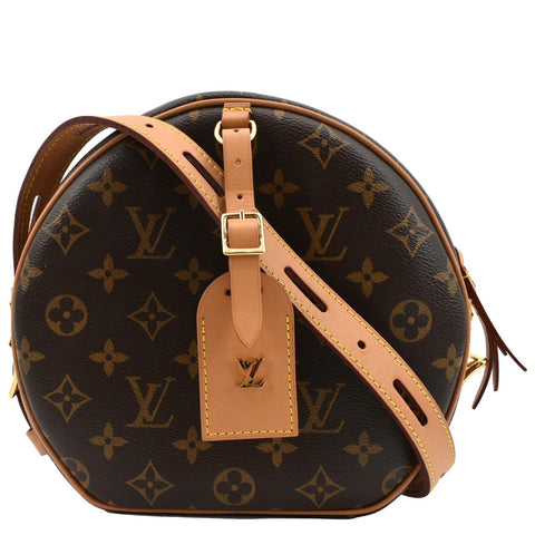 LOUIS VUITTON Boite Chapeau Souple MM Monogram Canvas Shoulder Bag Brown