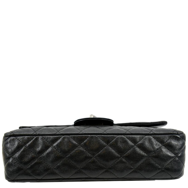 Chanel Reissue Flap Leather Shoulder Bag in Black - Bottom