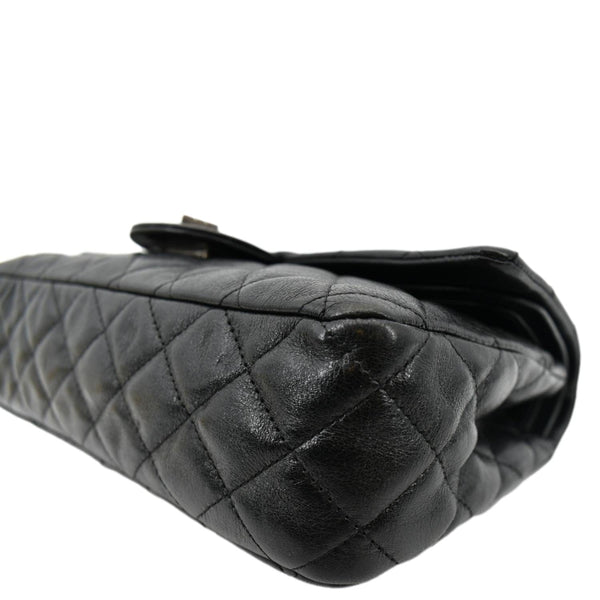 Chanel Reissue Flap Leather Shoulder Bag in Black - Bottom Right