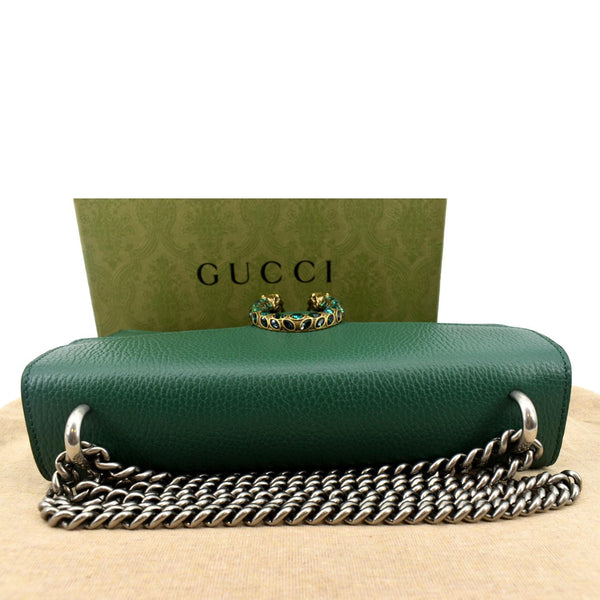 Gucci Dionysus Small Leather Shoulder Bag Emerald - Top 