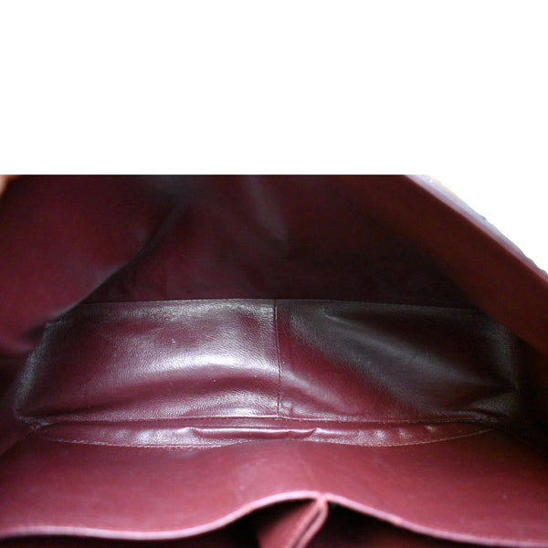 CHANEL Classic Jumbo Double Flap Caviar Leather Shoulder Bag Black