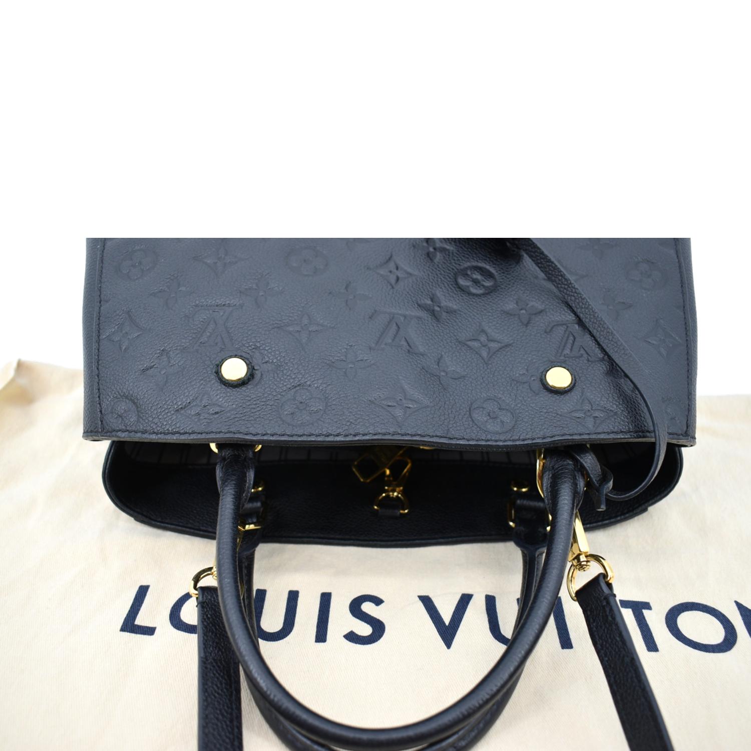 Louis Vuitton Montaigne Monogram Empreinte GM Noir - US
